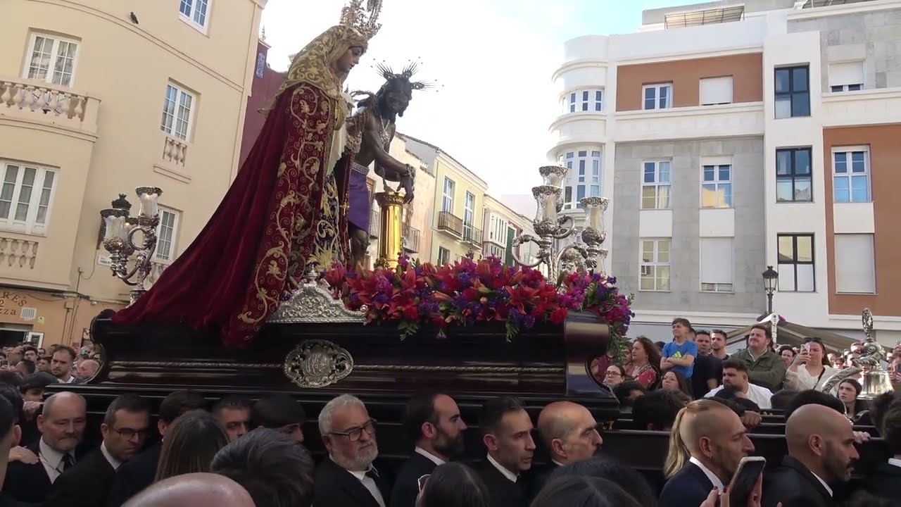 DÍAS DE PASIÓN : TRASLADO DE LOS GITANOS , POR CÁRCER Y PLAZA JERÓNIMO CUERVO ( MÁLAGA ) 2025