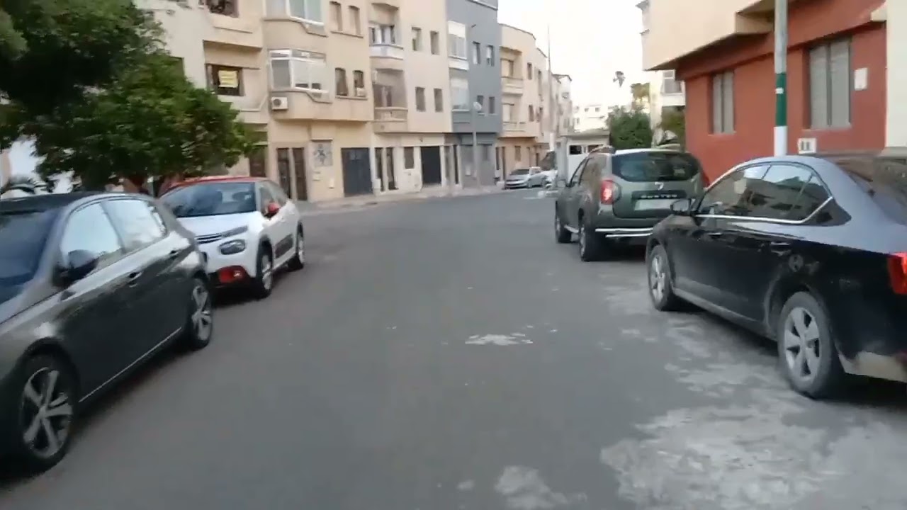 جولة في احد احياء مدينه المحمدية مسك الليل