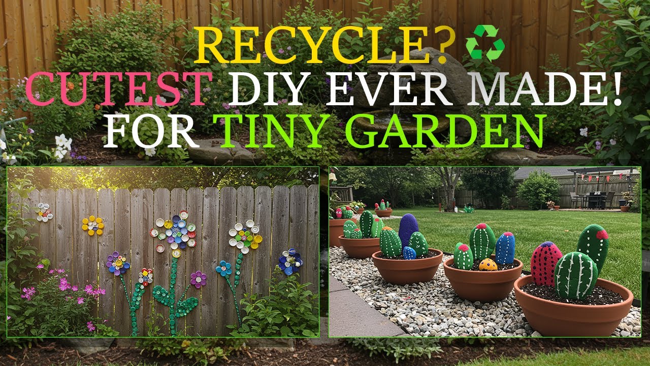 ♻️ 17+ Cheap & Recycled Tiny Garden Ideas 🌿 #7 Is TOO Adorable… But #12? Pure Genius!