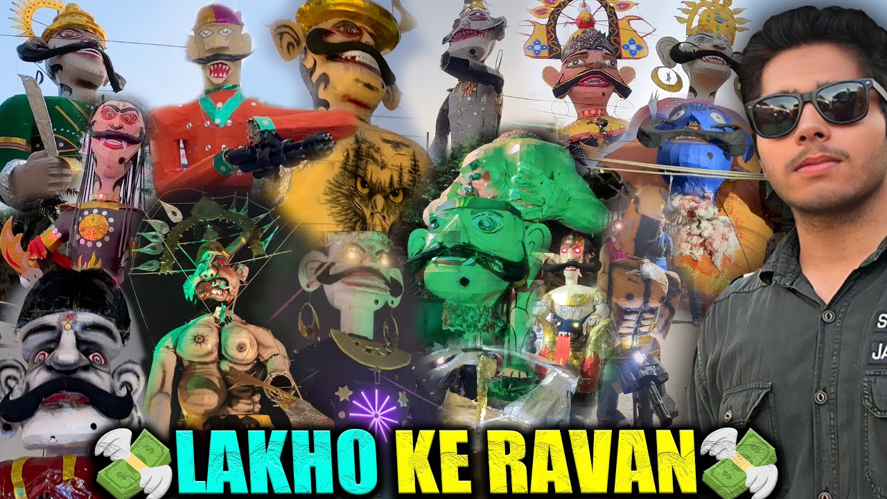 Witnessing Countless Creative Ravans On Dussehra 🔥 Expensive Ravans
