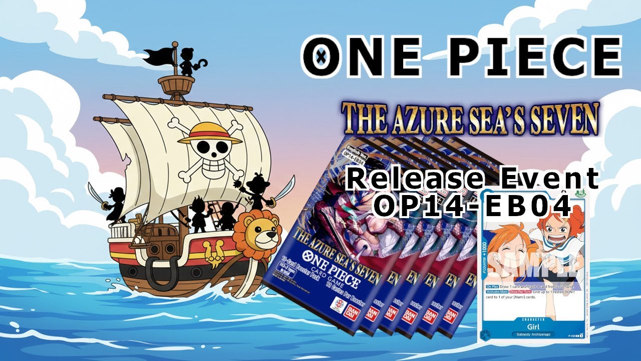 One Piece *PRE-RELEASE* - OP14-EB04 Event Opening! | The Azure Sea's Seven