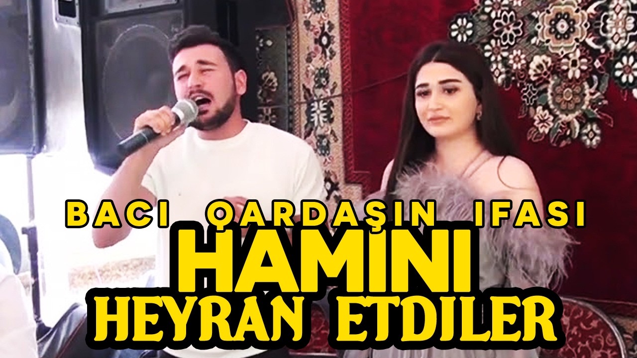 gozel bir ifa oxuyan Hafiz Ağcabədili & Nəcibə Ağcabədili bacı qardaş toy da möhtəşəm ifa yeni 2023