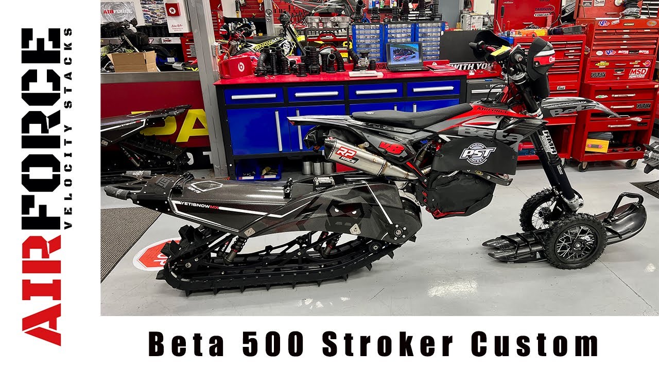 Beta 500 Stroker Custom Snowbike