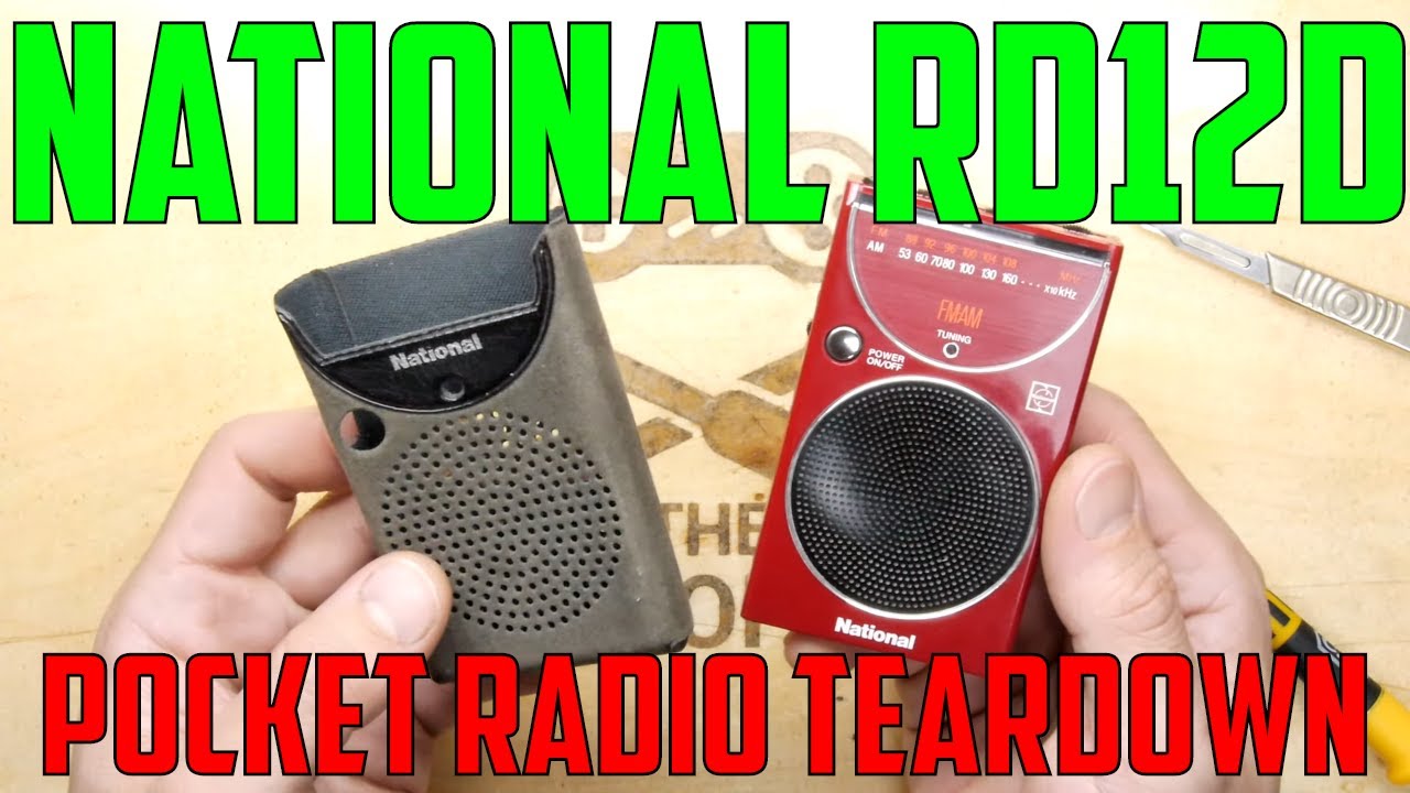 National Pocket Radio RD-12D
