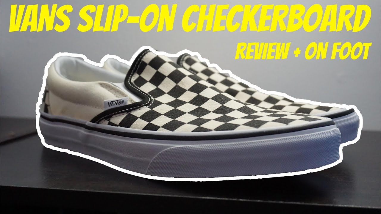VANS CHECKERBOARD SLIP-ON! (Review + On Feet)