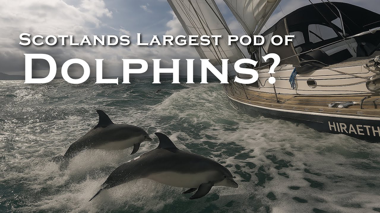 Sailing with a Dolphin Superpod - Scottish West Coast