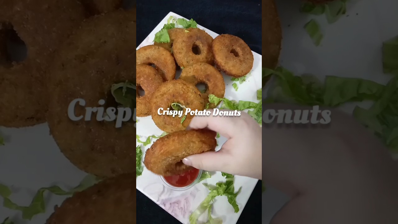Crispy Potato Donuts | Aloo Donuts Recipe #donuts