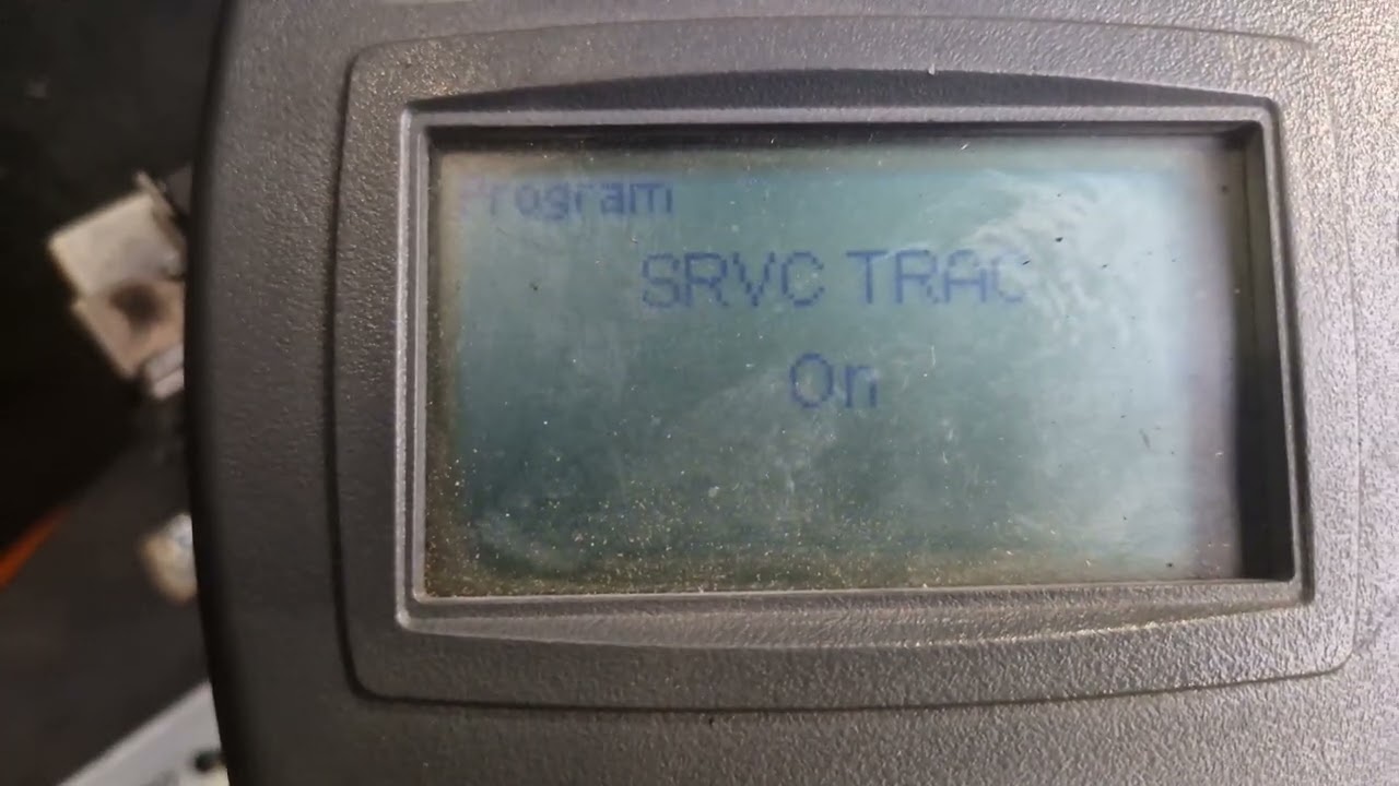Resetting the service message on a Curtis display - Still SD20 or similar electric pallet truck