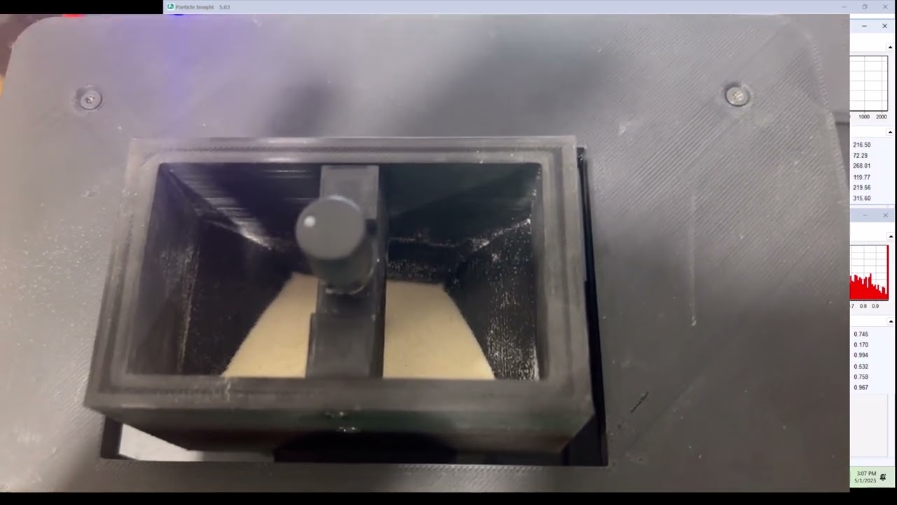 Raptor Portable Analyzer: Dry Powder Module Demonstration for Particle Analysis