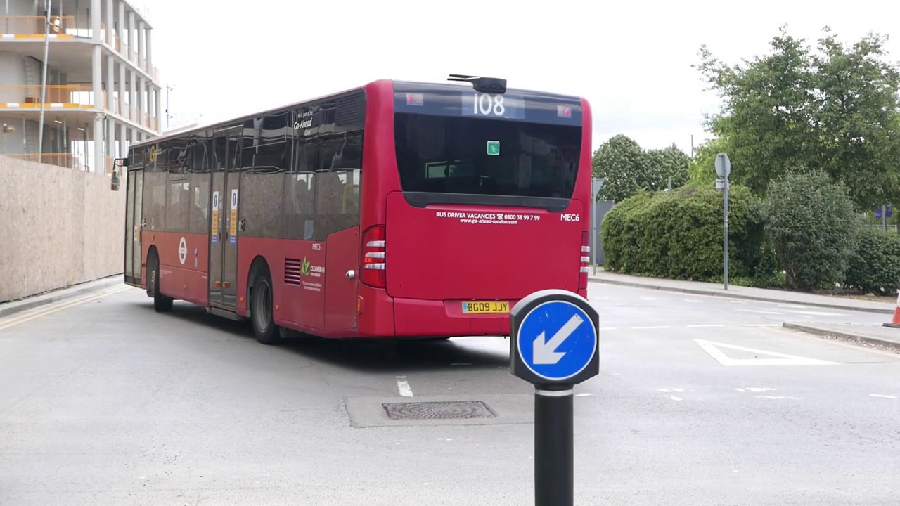 Buses at work North Greenwich Station 14th May 2020
