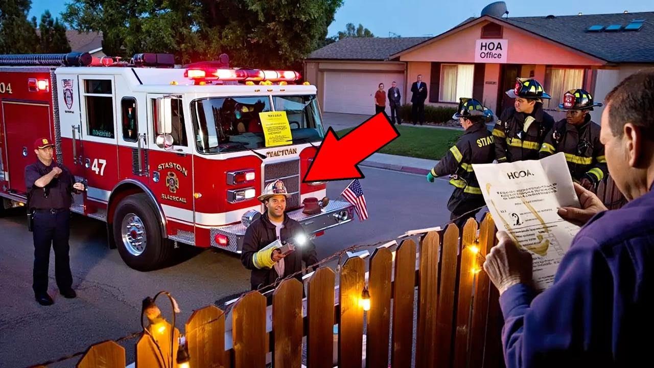 HOA Fined Me for Parking My Fire Truck — Then My Station Lit Their Fence