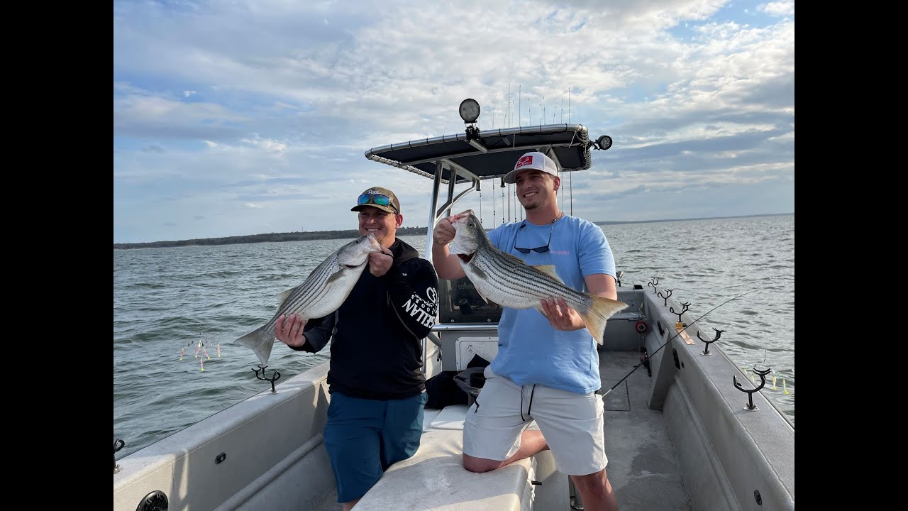Winter Techniques for Texoma Striper with Keepin' it Reel Guide Service