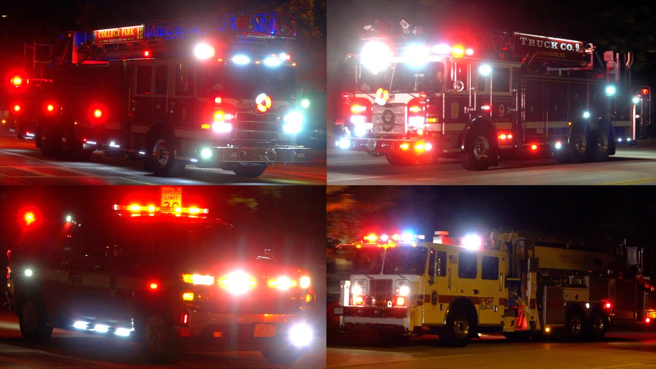 PGFD Working Structure Fire Response