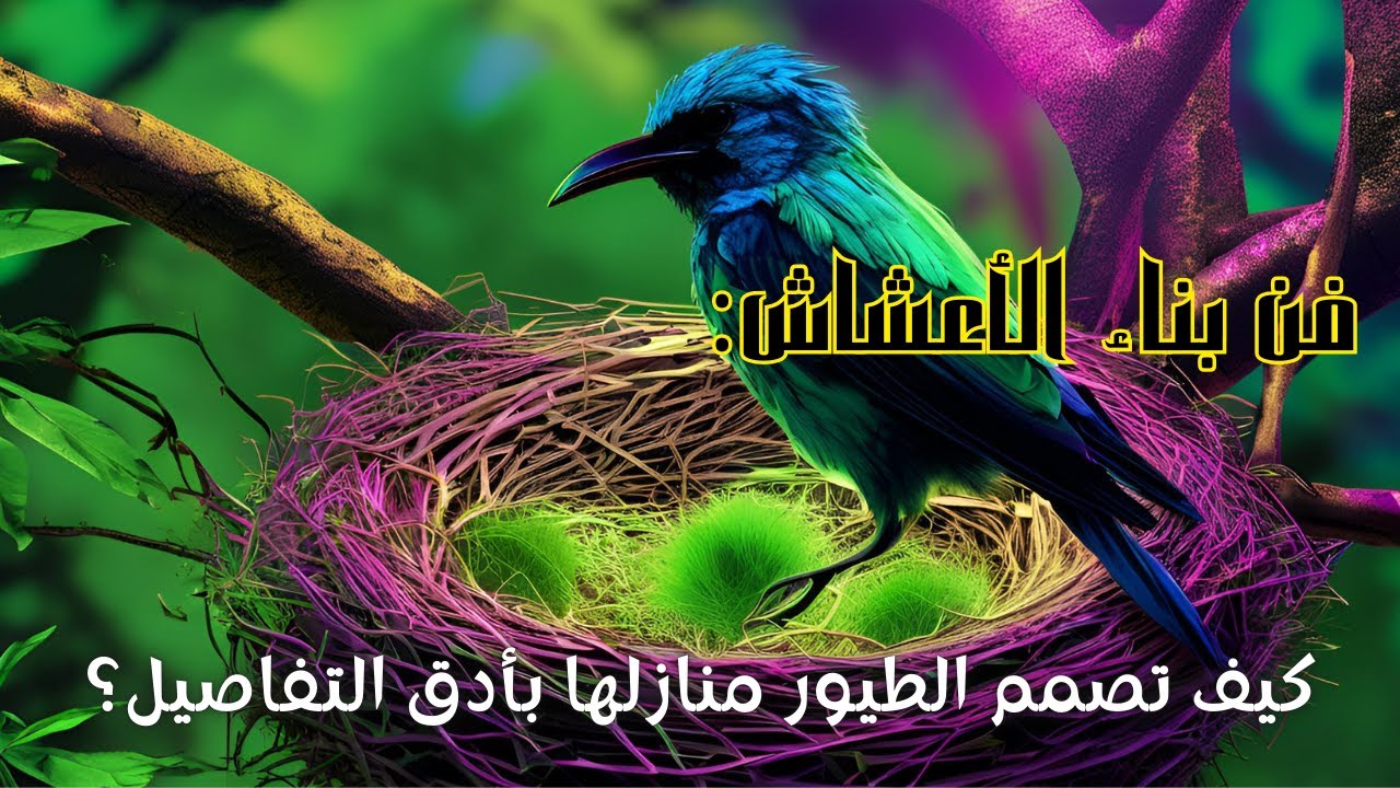 فن بناء الأعشاش : كيف تصمم الطيور منازلها بأدق التفاصيل ؟