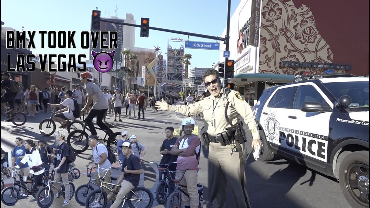 ROWDY BMX RIDERS TAKE OVER LAS VEGAS!