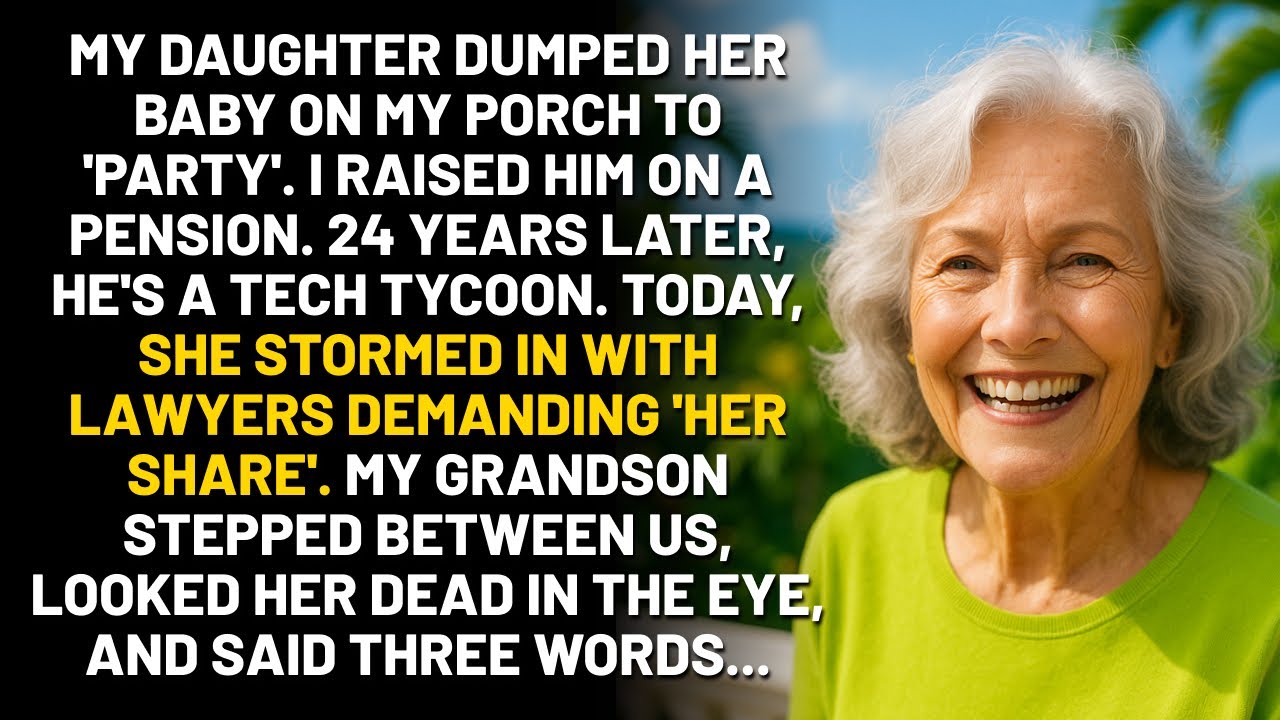 I Raised The Baby My Daughter Dumped On My Porch Unaware That 24 Years Later He Would Become A..