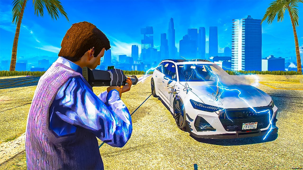 NPC Trolls Cops With Harpoon Gun In GTA 5 RP