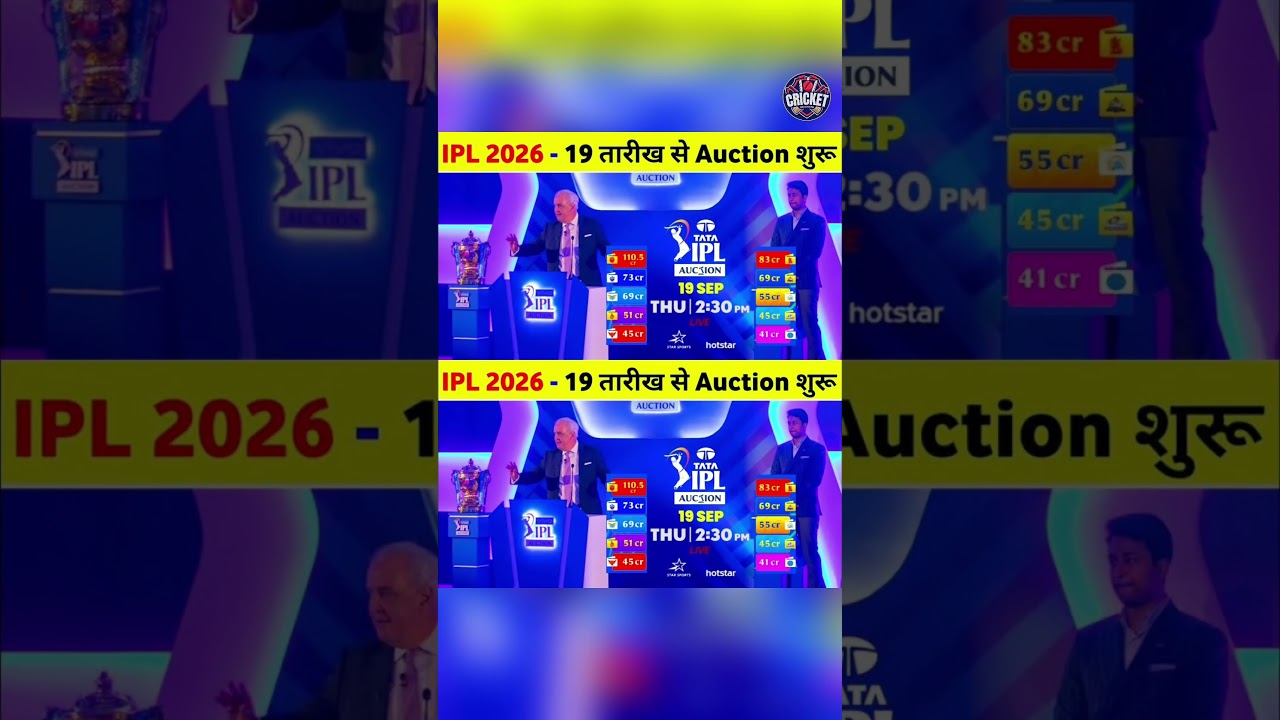 IPL 2026 Auction Date Aayi 🤔 #shorts #cricket #ThecricExpert