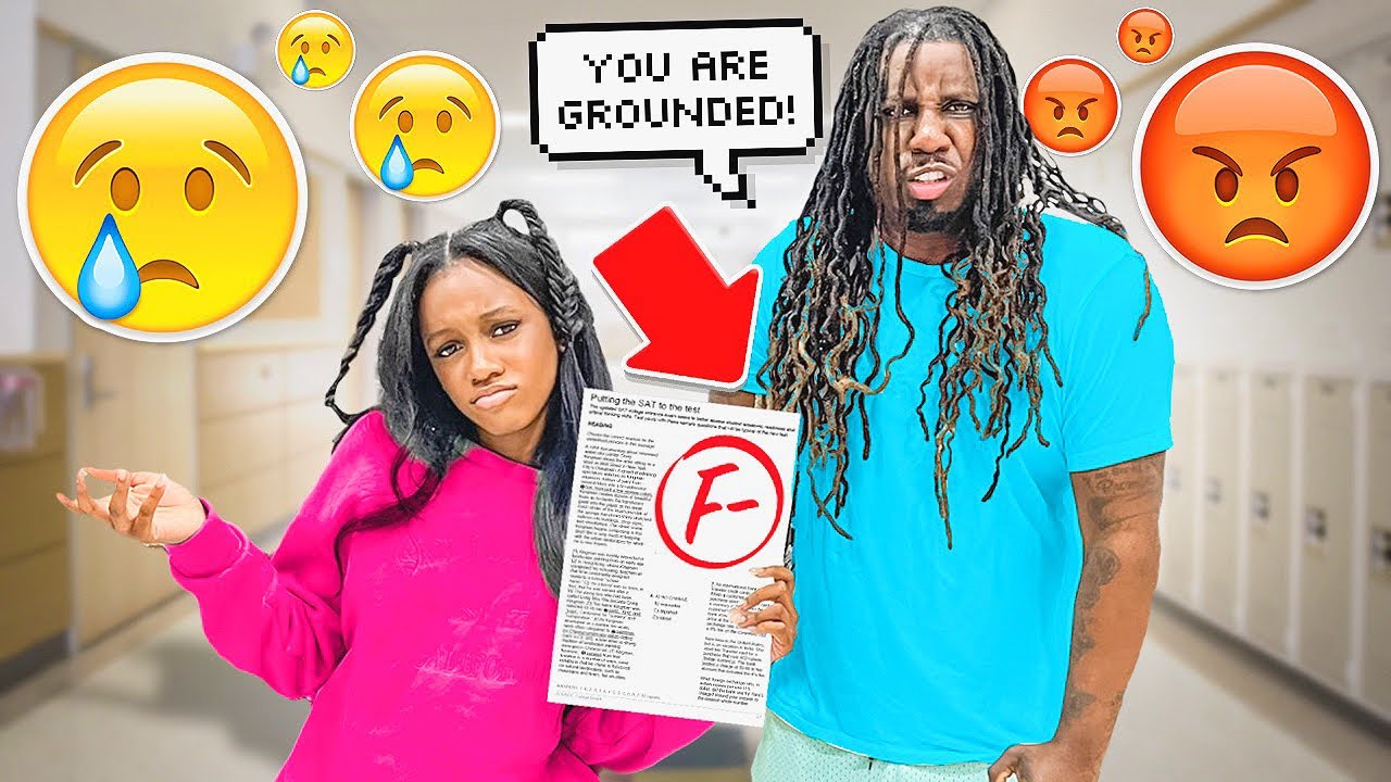 IM FAILING HIGH SCHOOL  PRANK ON MY DAD!!!