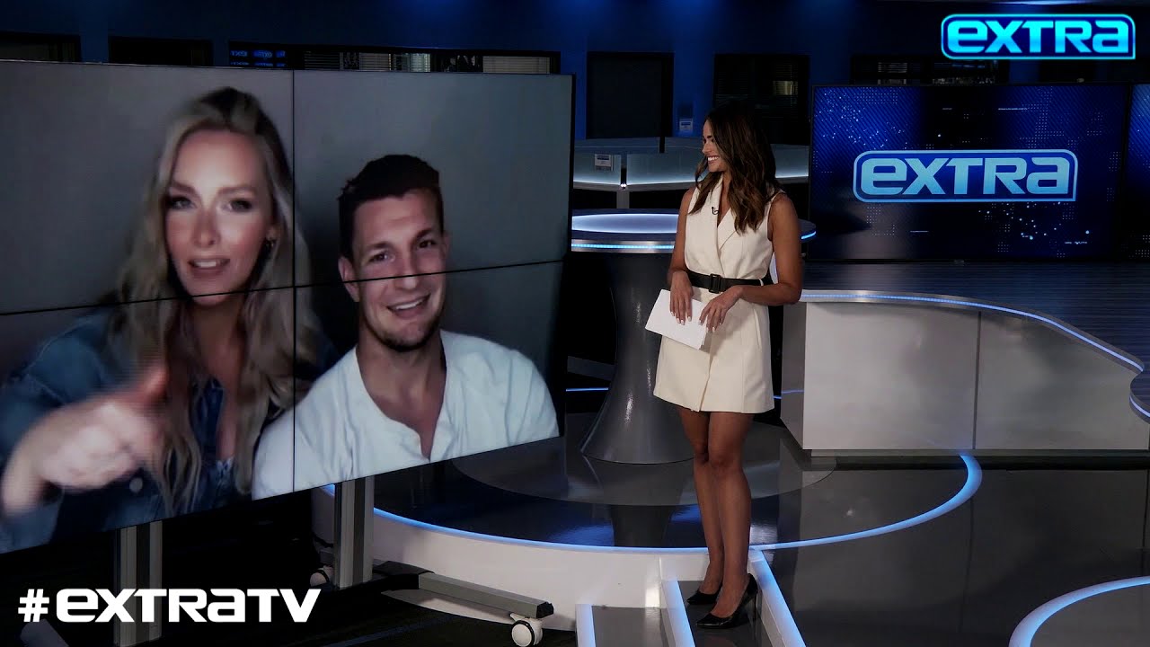 Relationship Tidbits! Rob Gronkowski & Camille Kostek Take the ‘Extra’ Couples Quiz