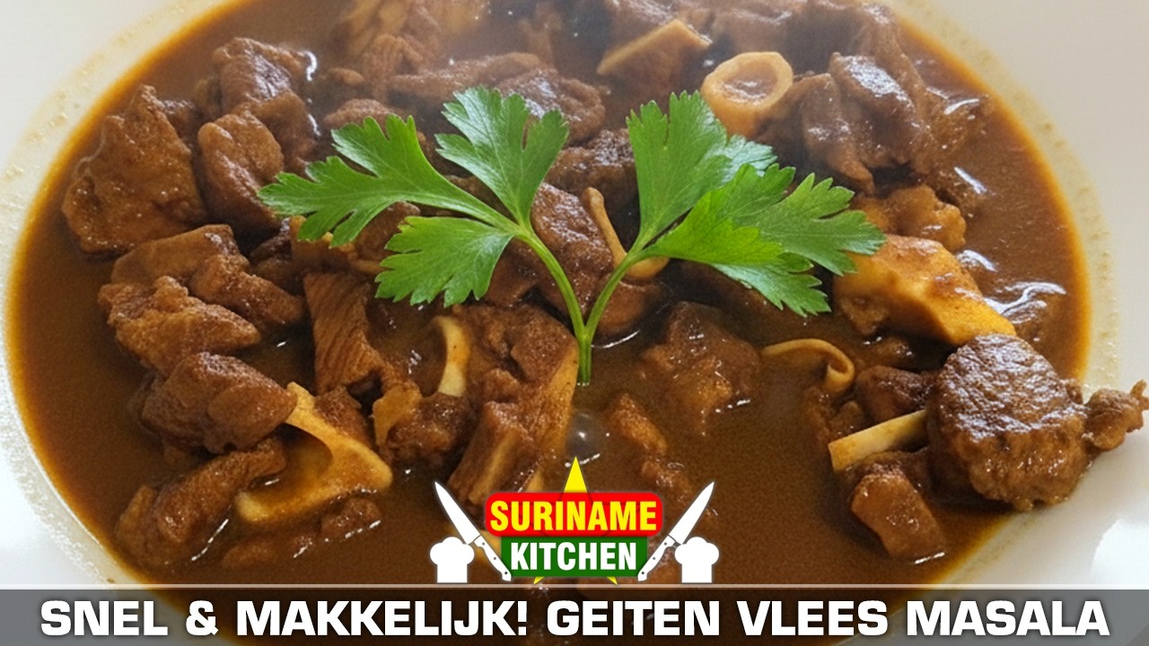 Quick Surinamese Goat Meat Masala (30 MIN!)