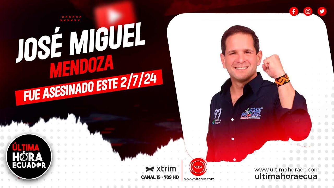 Jos&eacute; Miguel Mendoza fue asesinado al estilo sicariato la ma&ntilde;ana de este 2 de julio