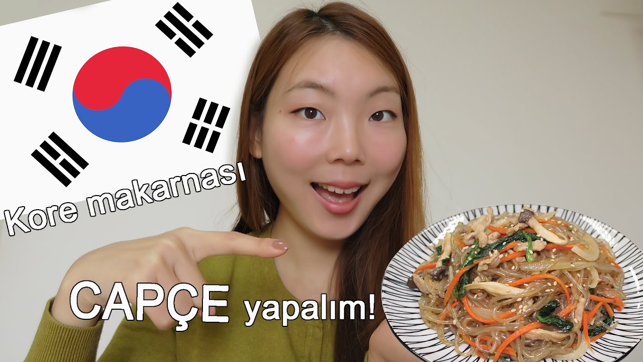 Kore Yemeği #1 - Kore makarnası Capçe(Japchae) yapalım!