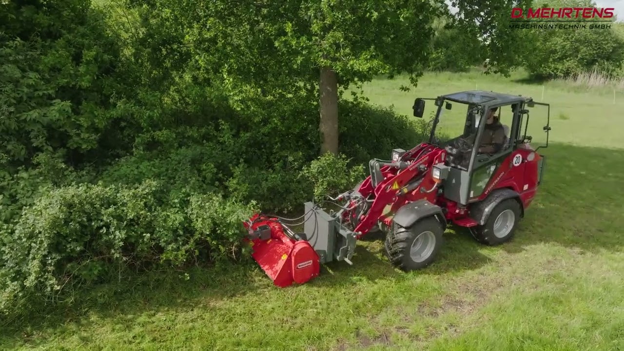 Maschio Mulcher im Einsatz | MEHRTENS Frontanbau mit einem Weidemann 1390