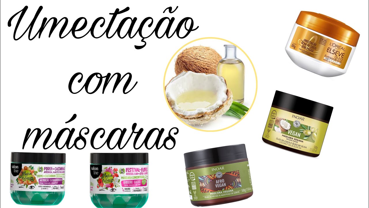 ❤️ Umectação com máscaras No Poo!  ⏰