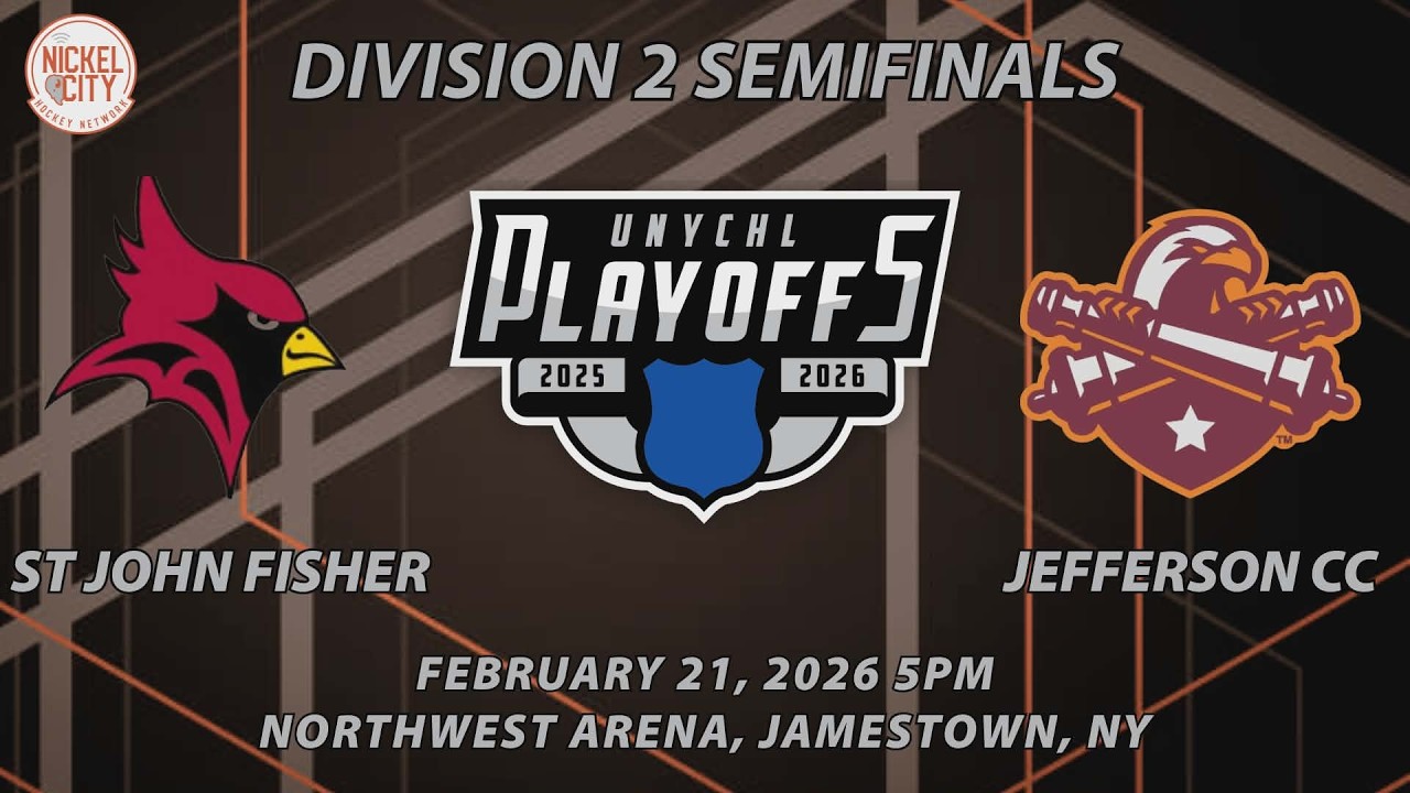 St. John Fisher vs Jefferson Community College--UNYCHL D2 Semifinals
