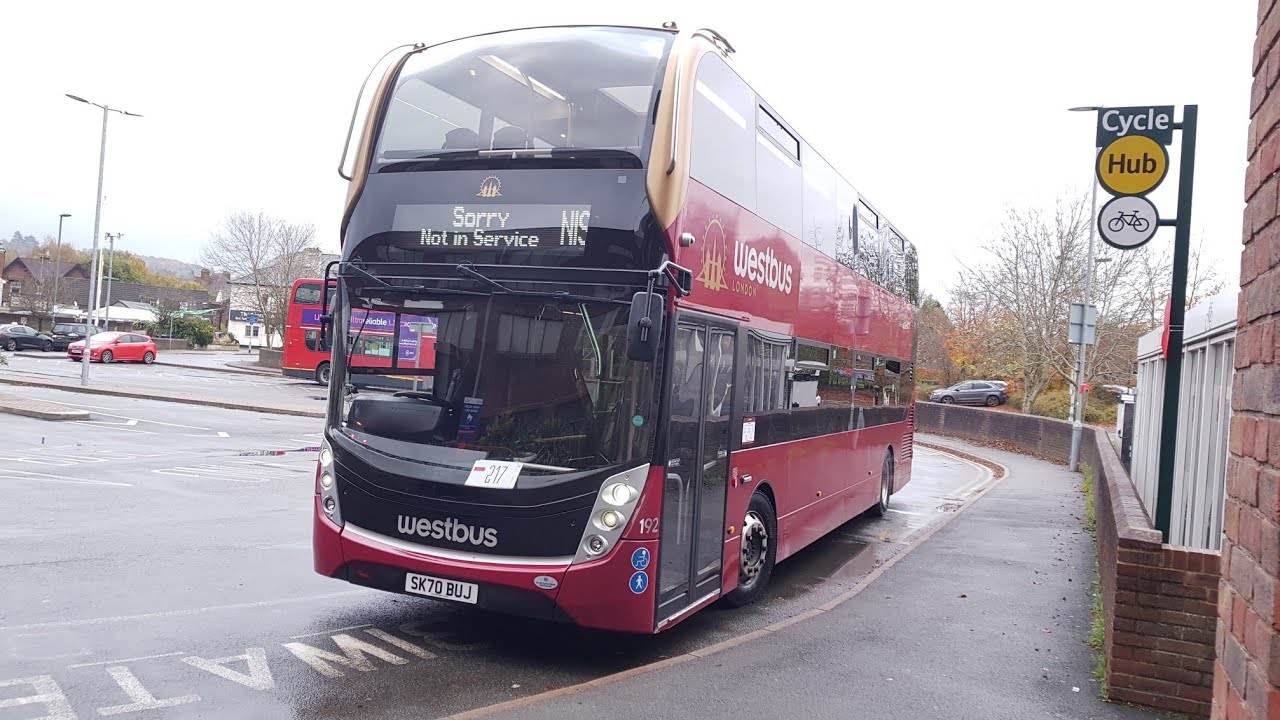 Full Bus Journey on South Western Railway Replacement Wimbledon - Dorking