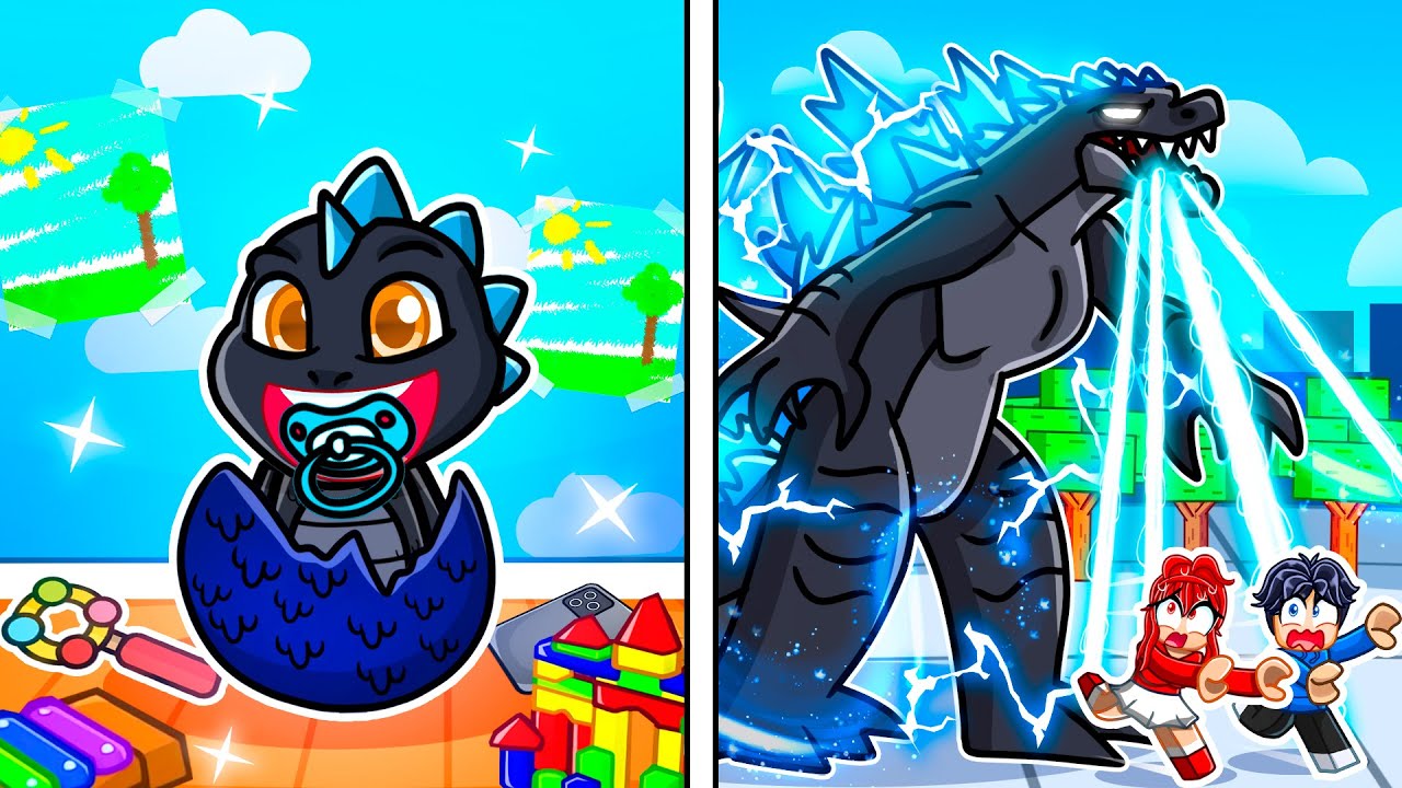 Birth to GODZILLA in Strongest Battlegrounds!