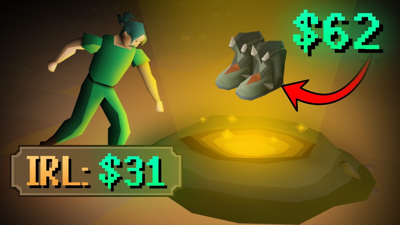 Оплачиваю аренду, добывая золото в RuneScape.