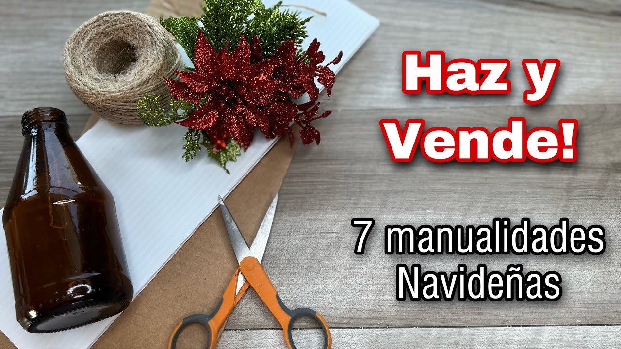 7 Manualidades Navide&ntilde;as Para Vender o Regalar/Fa&ccedil;a e Venda Natal2021/Christmas DIY