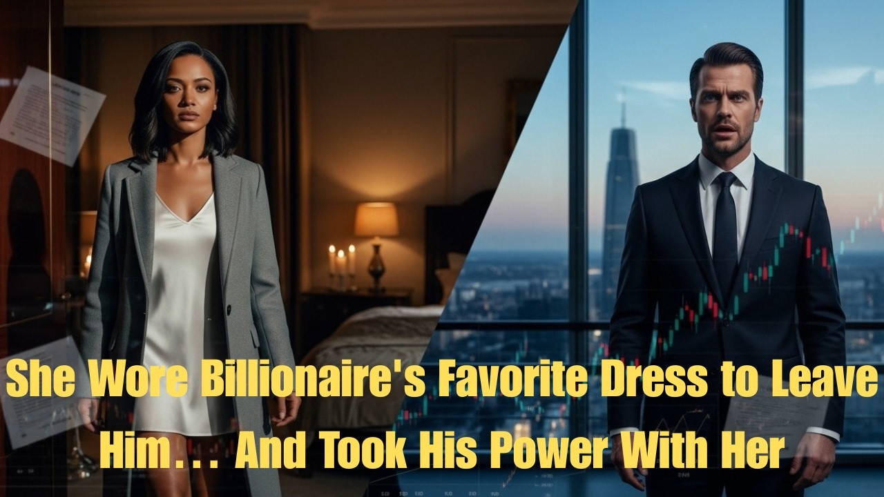 She Wore Billionaire's Favorite Dress to Leave Him… And Took His Power With Her