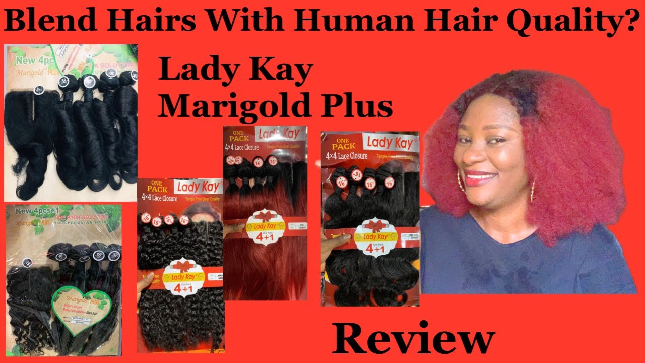Packet Blend Hairs Review|Lady Kay/Marigold Plus Blend Hairs|Do They Have Human Hair Quality?