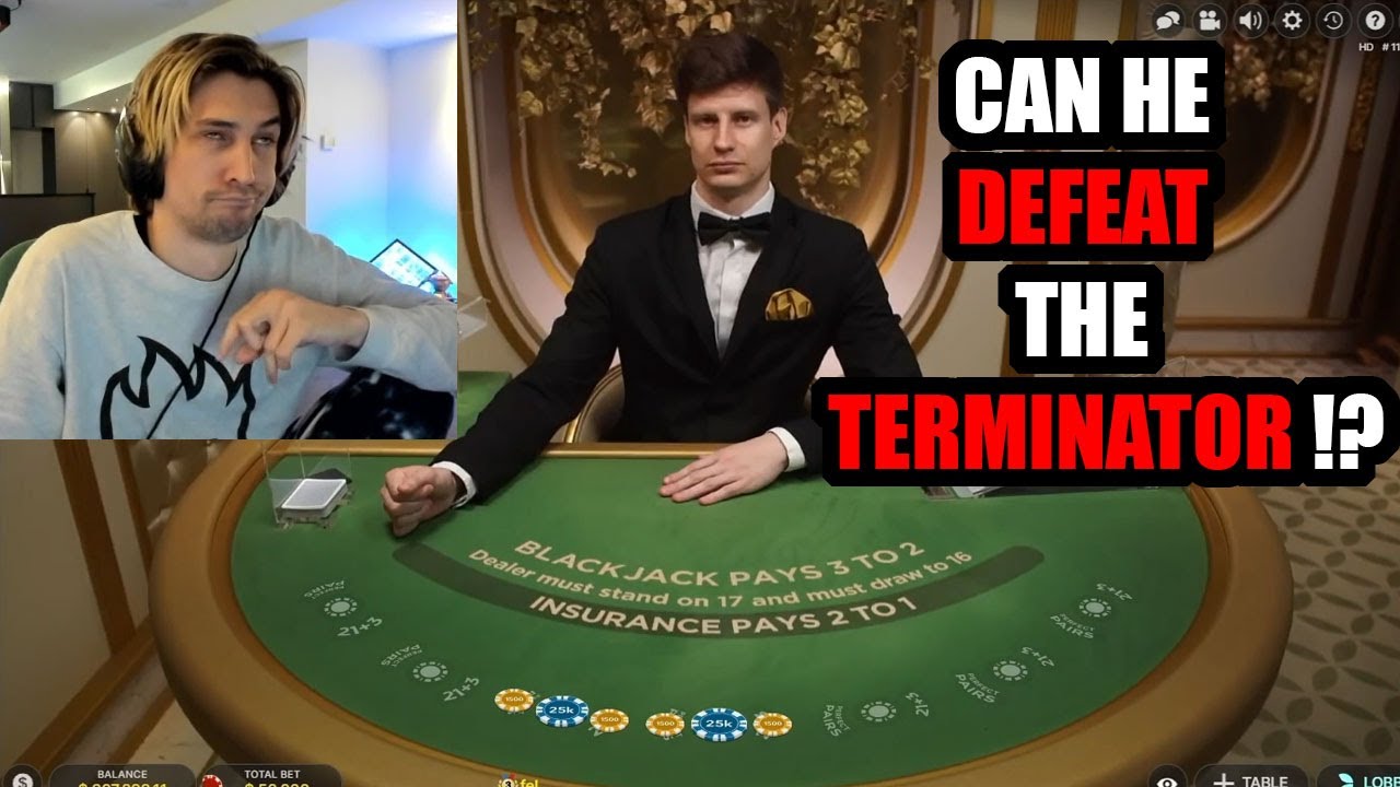 XQC против ТЕРМИНАТОРА !!! | Блэкджек с высокими ставками