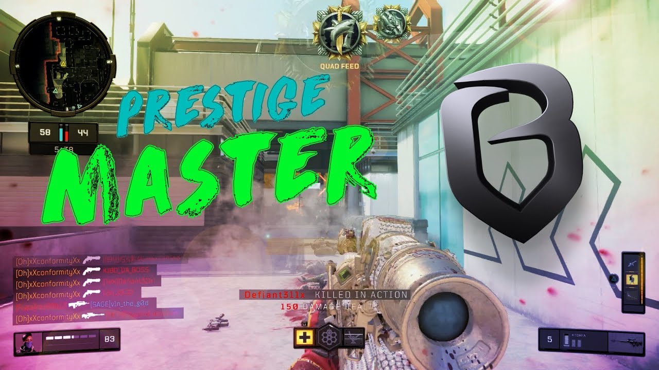 We MADE it to PRESTIGE MASTER!! BO4 Sniping Highlights
