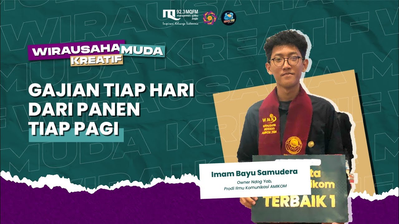 GAJIAN TIAP HARI DARI PANEN TIAP PAGI - WIRAUSAHA MUDA KREATIF | 19/02/2025