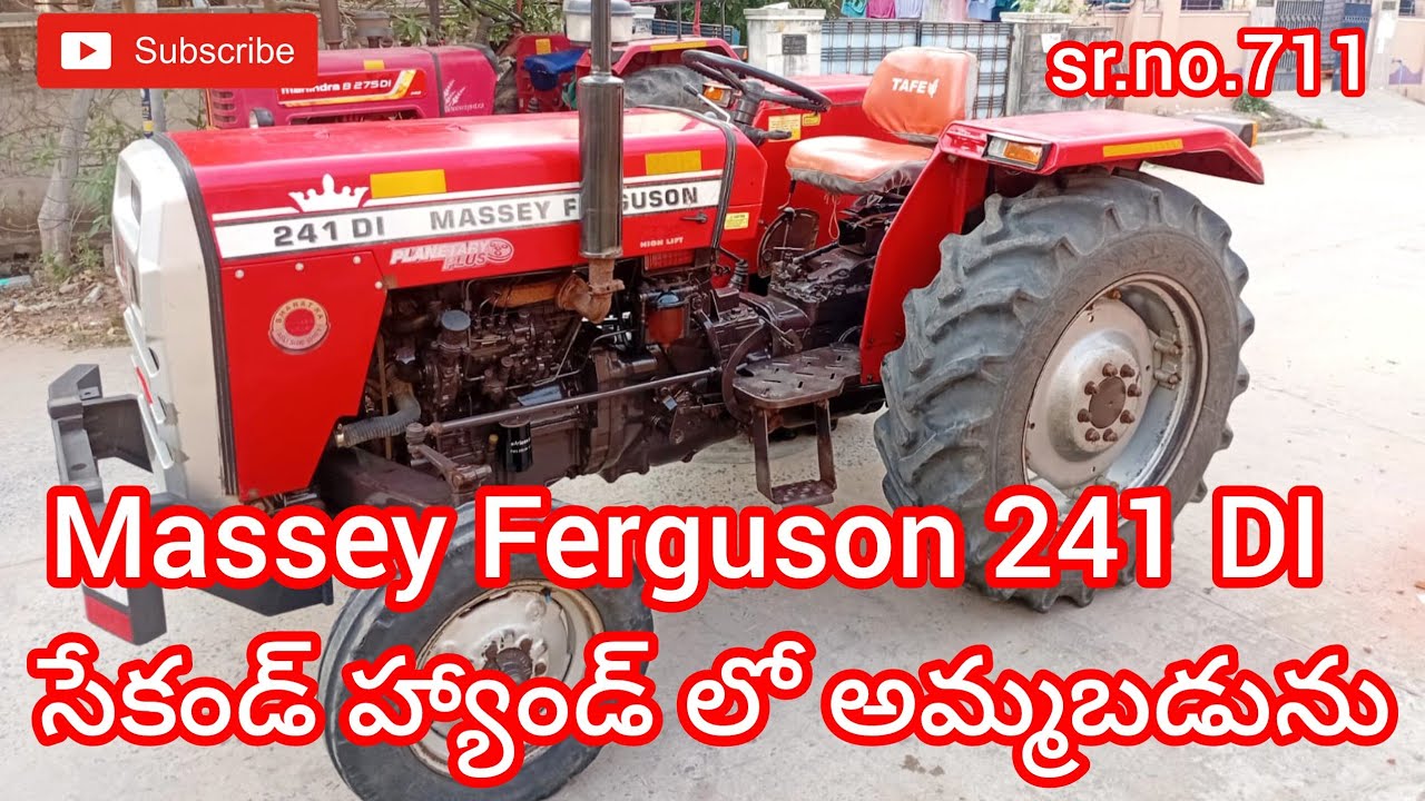 Massey Ferguson 241 DI Second Hand Tractor For Sale 🚜 | 9885400667 | Price & Details Telugu