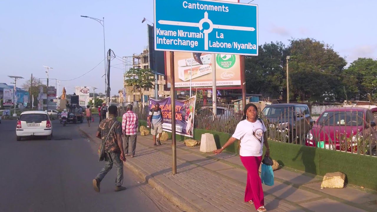AFRICA CITY DRIVE - GHANA ACCRA OXFORD STREET LABADI TESHIE