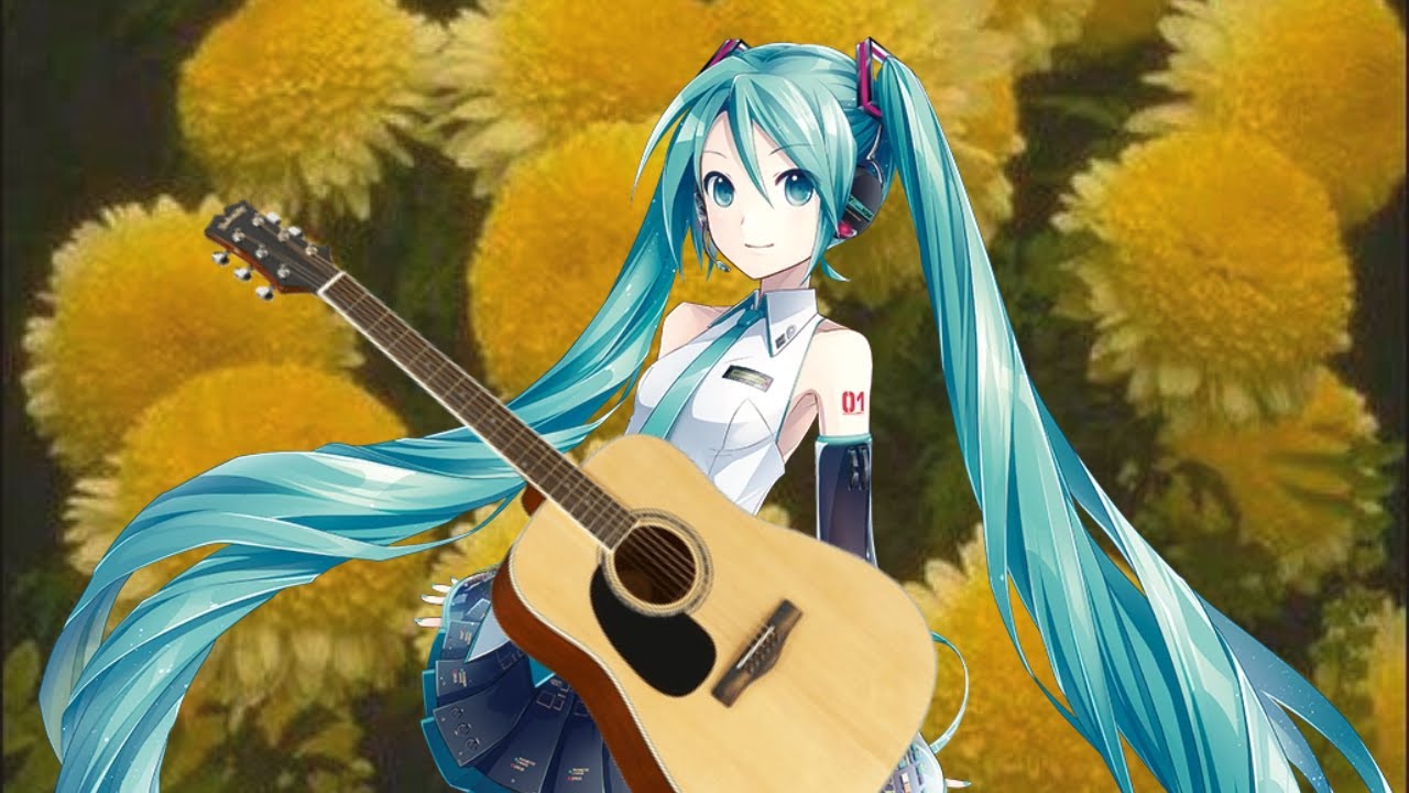 Hatsune Miku śpiewa Chryzantemy złociste
