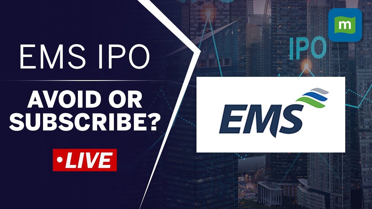 Live: EMS IPO Opens On Sept 8 At A Price Band Of Rs 200-211 Per Share | IPO Watch