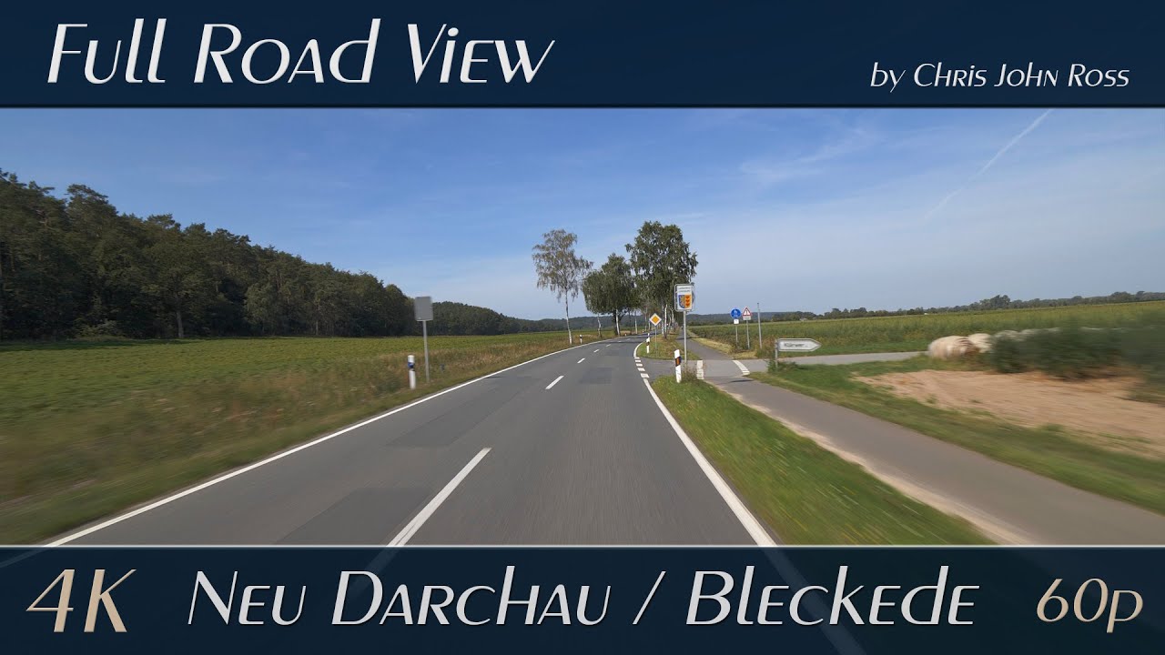 Neu Darchau, Bleckede, Niedersachsen (Lower Saxony), Germany: Katemin, Walmsburg - 4K (2160p/60p)