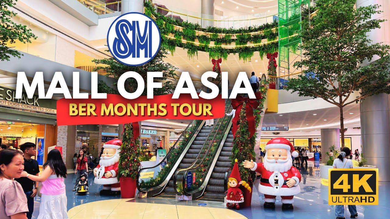 The BER Months are Here, Christmas in the Philippines Starts Now! 🎄| 4K | SM Mall Of Asia