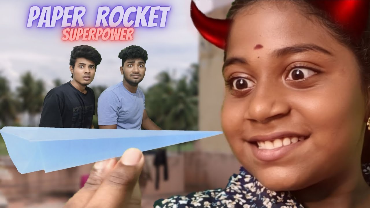 Paper Rocket Super Power😂 #infiniteaswin