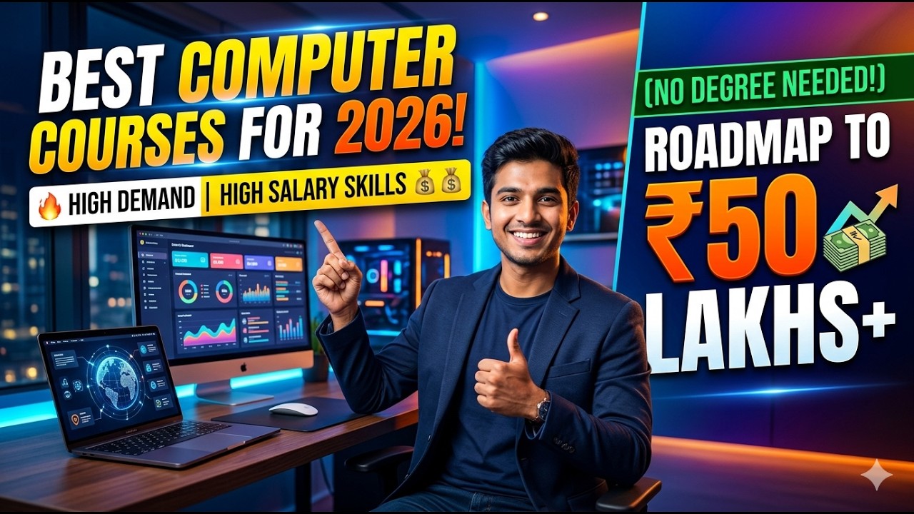 Best Computer Courses for 2026 | High Demand & High Salary Skills || (No Degree Needed!)