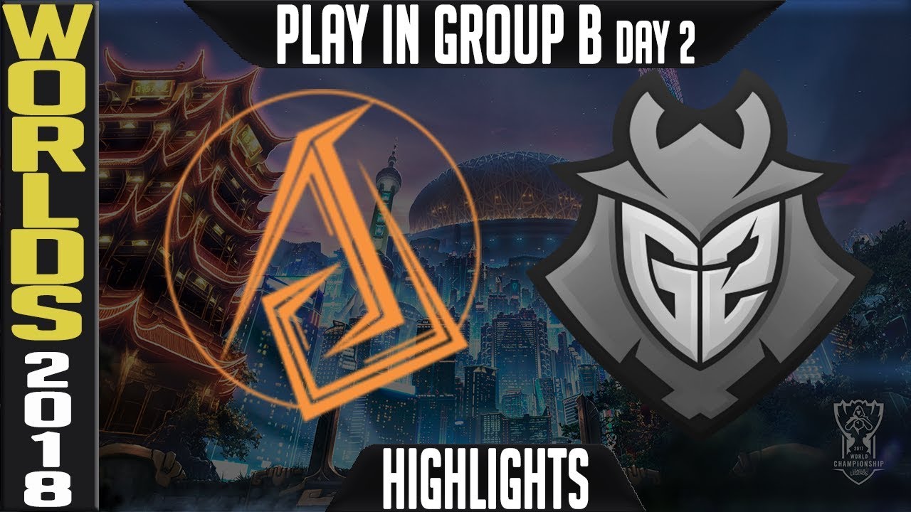 ASC vs G2 Highlights | Worlds 2018 Play In Day 2 Group B  | Ascension Gaming vs G2 Esports