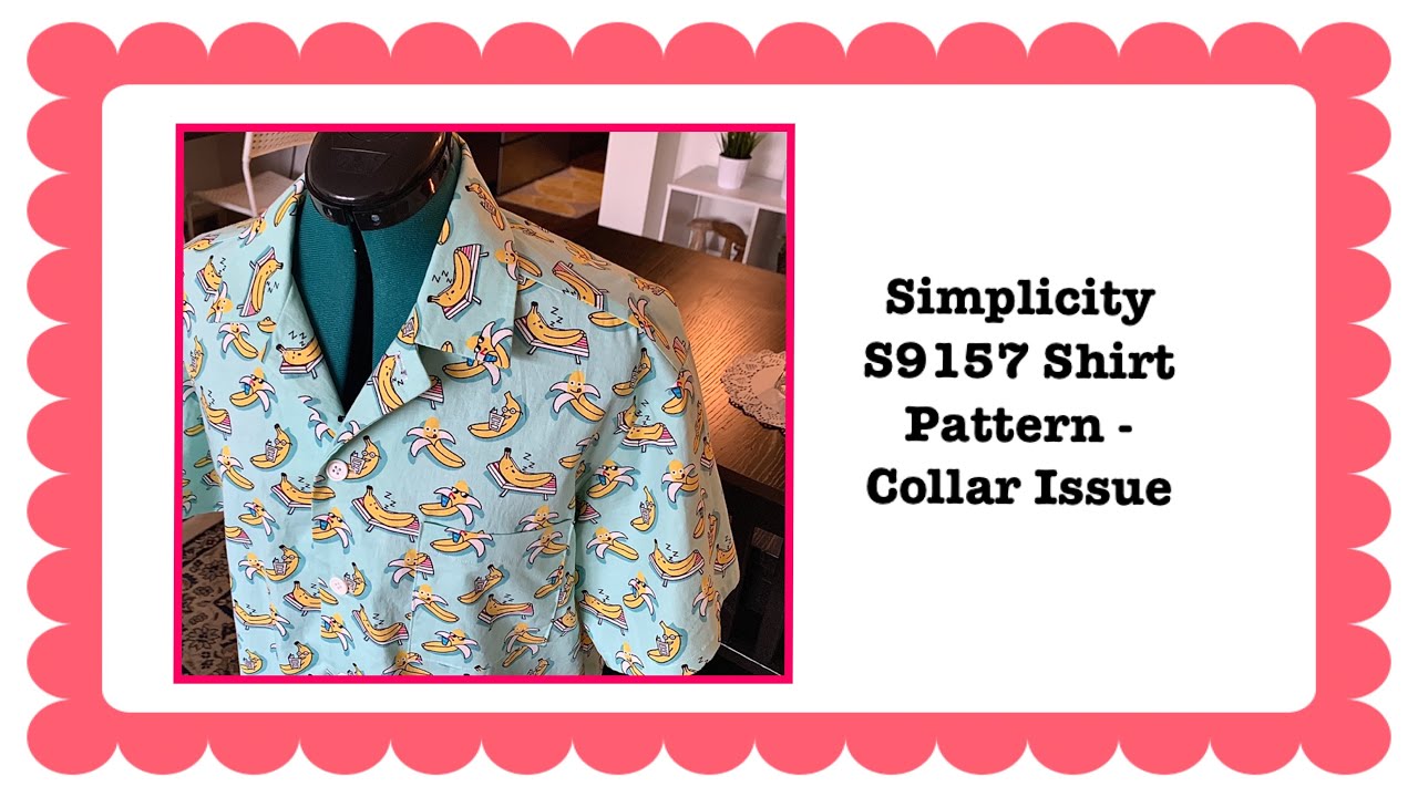 Simplicity S9157 Shirt Pattern - Collar Issue