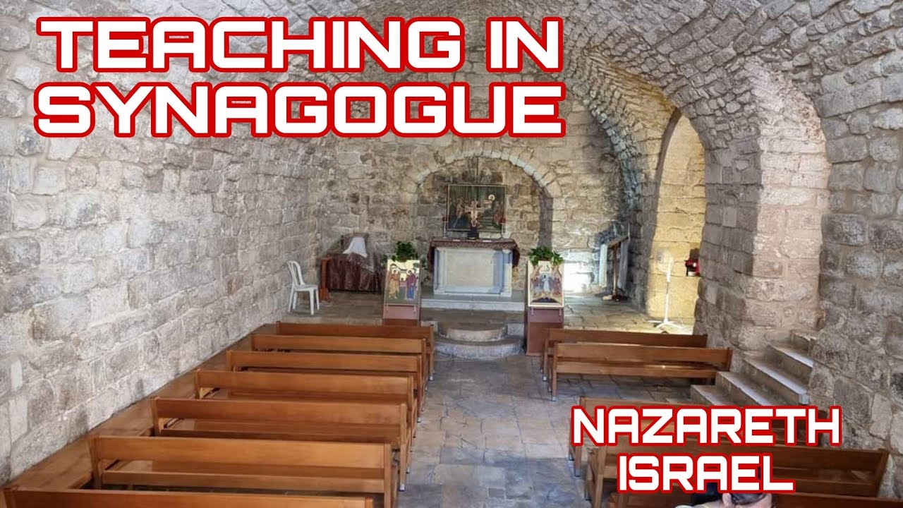 JESUS TEACHING  IN SYNAGOGUE  NAZARETH ISRAEL #synagogue #nazareth #israel #jesusofnazareth #fypシ